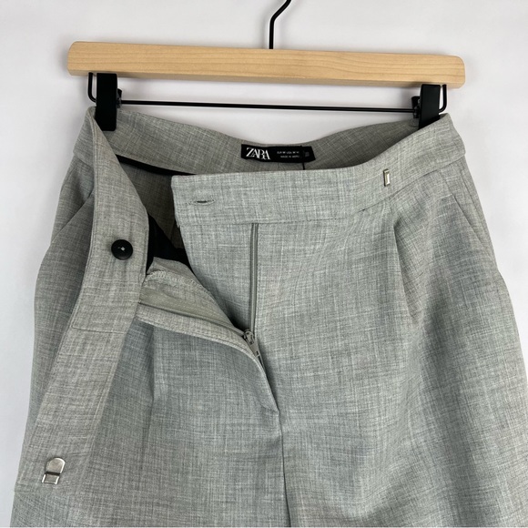 Zara Women’s Menswear Style Straight Leg Pants - Picture 10 of 13